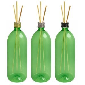 28 FRASCO PLÁSTICO VERDE PET 2L TAMPA DIFUSOR VARETA BAN