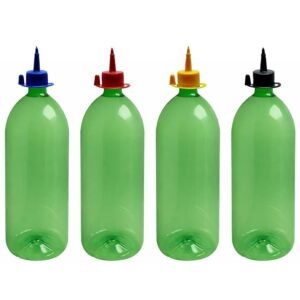 28 FRASCO PLÁSTICO VERDE PET 2L COM BICO APLICADOR BAN