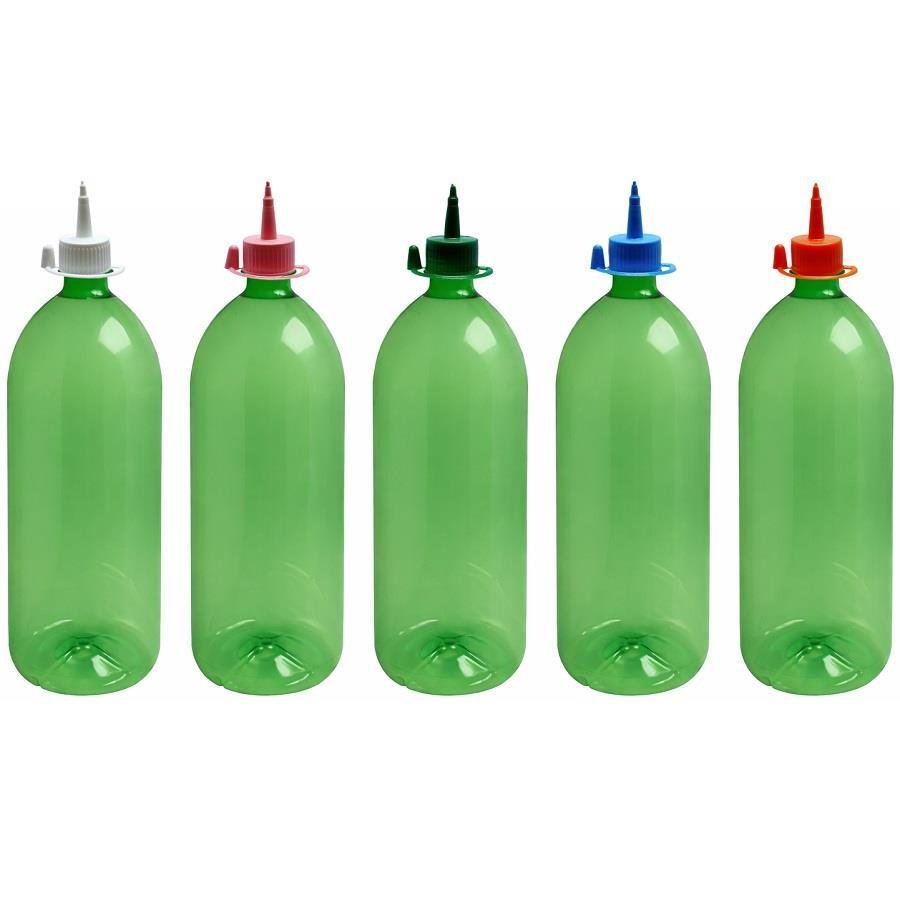 12 FRASCO PLÁSTICO VERDE PET 2L COM BICO APLICADOR BAN - Imagem 2