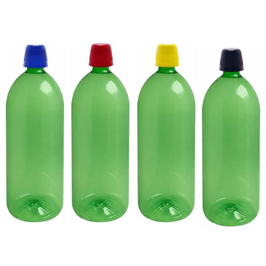 12 FRASCO PLÁSTICO VERDE 2L TAMPA DOSADORA 20ML BAN