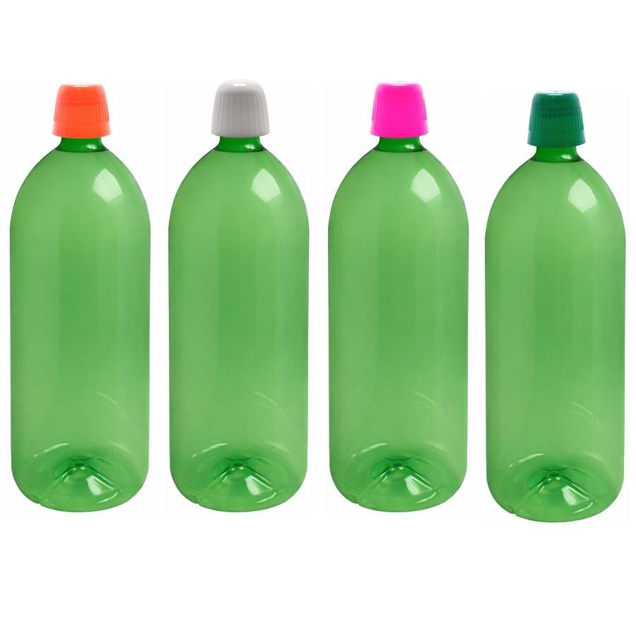 12 FRASCO PLÁSTICO VERDE 2L TAMPA DOSADORA 20ML BAN - Imagem 2