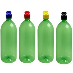 28 FRASCO PLÁSTICO VERDE 2L TAMPA FLIPTOP BATOQUE  BAN