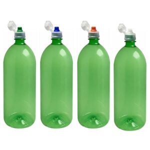 12 FRASCO PLÁSTICO VERDE PET 2L TAMPA FLIPTOP SPORT BAN