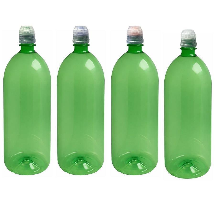 168 FRASCO PLÁSTICO VERDE PET 2L TAMPA FLIPTOP SPORT BAN - Imagem 2