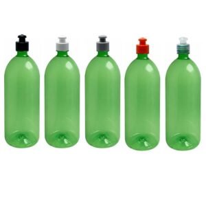 12 FRASCO PLÁSTICO VERDE PET 2L TAMPA PUSHPULL BAN