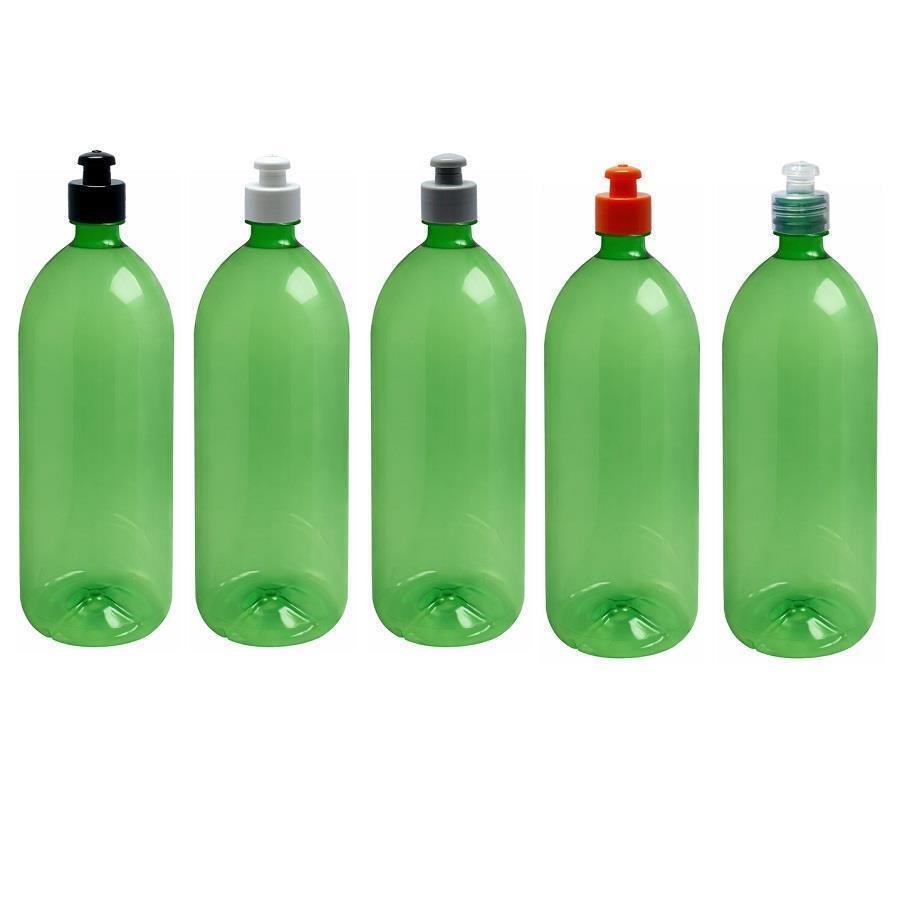 168 FRASCO PLÁSTICO VERDE PET 2L TAMPA PUSHPULL BAN