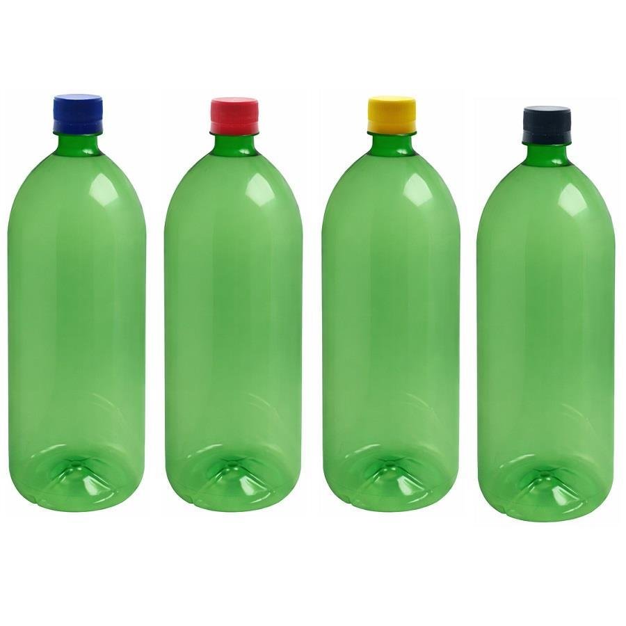 12 FRASCO PLÁSTICO VERDE PET 2L COM TAMPA S BATOQUE BAN