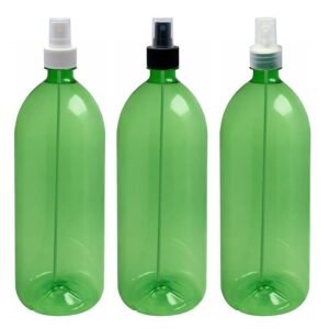 2 FRASCO PLÁSTICO VERDE PET 2L VALVULA SPRAY S BAN