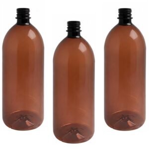 60 FRASCO PLÁSTICO AMBAR PET 2L SEM TAMPAS BAN