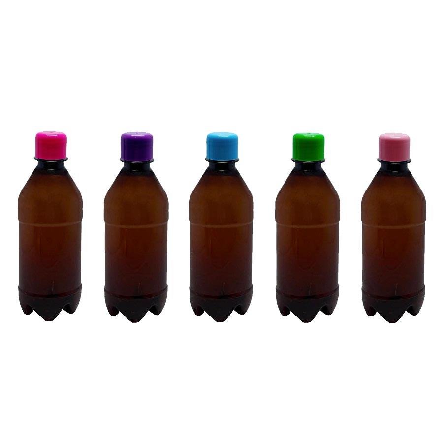 12 FRASCO AMBAR PET 500ML AROMATIZANTE TAMPA BATOQUE AGU - Imagem 2
