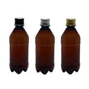 680 FRASCO PLÁSTICO AMBAR 500ML TAMPA DIFUSOR C/ FURO AGU