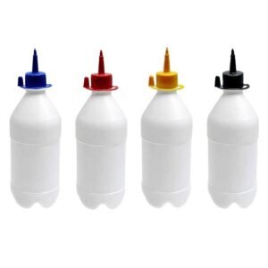 95 FRASCO PLÁSTICO BRANCO PET 500ML BICO APLICADOR AGU