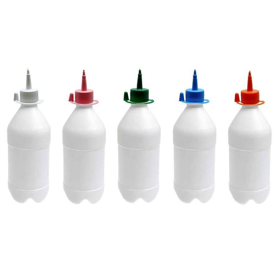 186 FRASCO PLÁSTICO BRANCO PET 500ML BICO APLICADOR AGU - Imagem 2