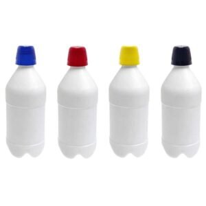 12 FRASCO PLÁSTICO BRANCO 500ML TAMPA DOSADORA 20ML AGU