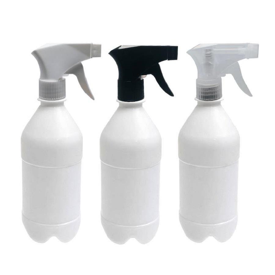 680 FRASCO PLÁSTICO BRANCO PET 500ML VALVULA GATILHO AGU