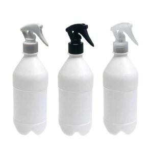 80 FRASCO PLÁSTICO BRANCO 500ML VALVULA MINI GATILHO AGU