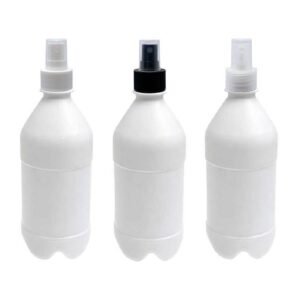 80 FRASCO PLÁSTICO BRANCO PET 500ML VALVULA SPRAY S AGU