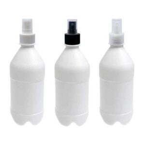 38 FRASCO PLÁSTICO BRANCO PET 500ML VALVULA SPRAY S AGU