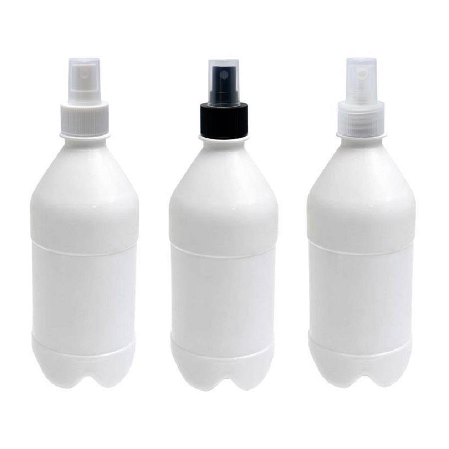 38 FRASCO PLÁSTICO BRANCO PET 500ML VALVULA SPRAY S AGU