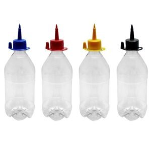 186 FRASCO PLÁSTICO CRISTAL PET 500ML BICO APLICADOR AGU