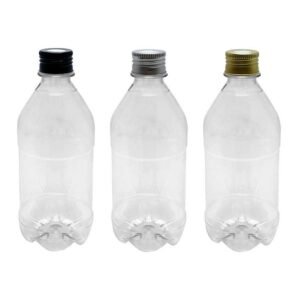 186 FRASCO PLÁSTICO CRISTAL 500ML TAMPA DIFUSOR C/ FURO AGU