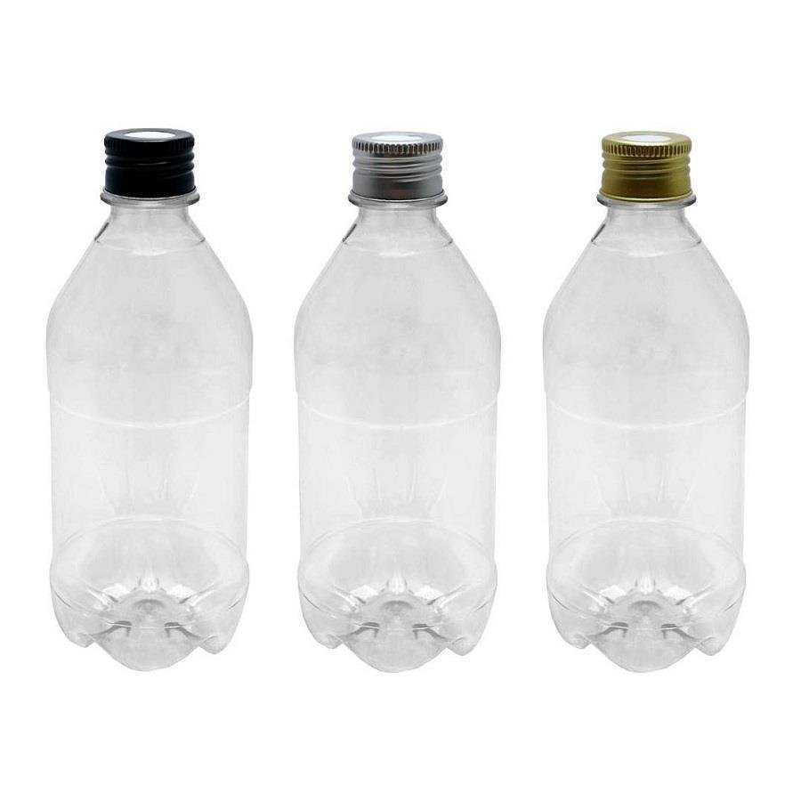 186 FRASCO PLÁSTICO CRISTAL 500ML TAMPA DIFUSOR C/ FURO AGU
