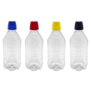 95 FRASCO PLÁSTICO CRISTAL 500ML TAMPA DOSADORA 20ML AGU