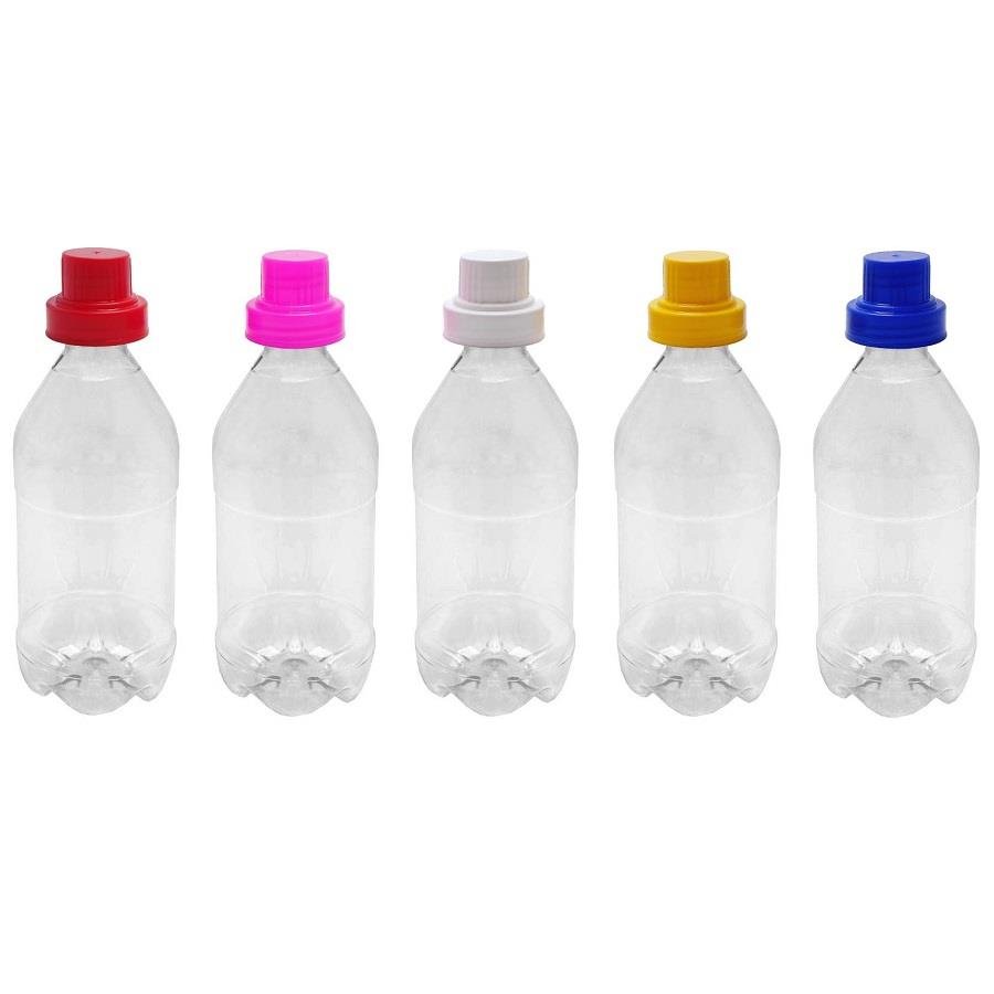 186 FRASCO PLÁSTICO CRISTAL 500ML TAMPA DOSADORA 30ML AGU
