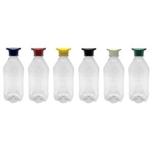 680 FRASCO PLÁSTICO CRISTAL PET 500ML TAMPA ROSCA 2 BICO AGU