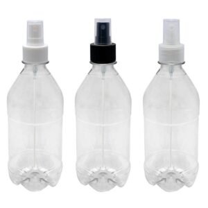 10 FRASCO PLÁSTICO CRISTAL PET 500ML VALVULA SPRAY S AGU