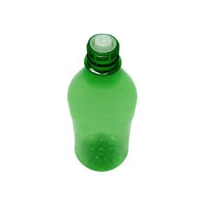 95 FRASCO PLÁSTICO VERDE PET 500ML COM BATOQUE 12 FUROS AGU