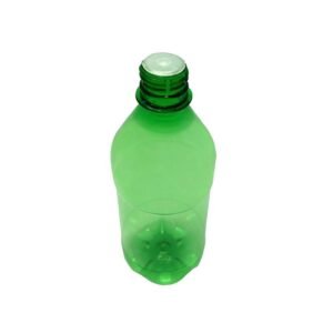 95 FRASCO PLÁSTICO VERDE PET 500ML COM BATOQUE 1 FURO AGU