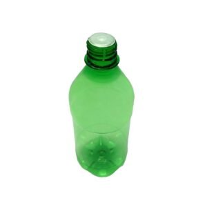 50 FRASCO PLÁSTICO VERDE PET 500ML COM BATOQUE 1 FURO AGU