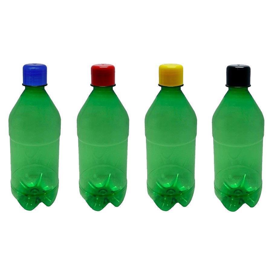 186 FRASCO VERDE PET 500ML AROMATIZANTE TAMPA BATOQUE AGU