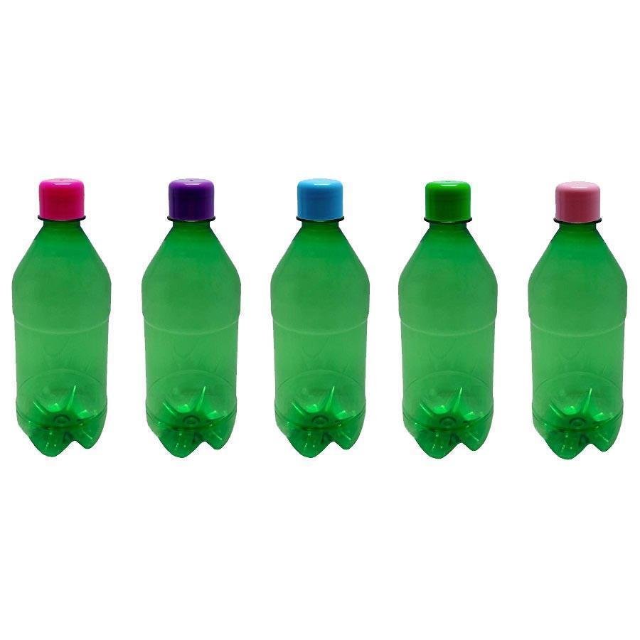 186 FRASCO VERDE PET 500ML AROMATIZANTE TAMPA BATOQUE AGU - Imagem 2
