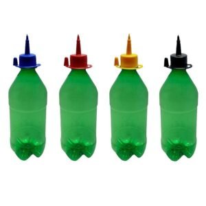 95 FRASCO PLÁSTICO VERDE PET 500ML BICO APLICADOR AGU