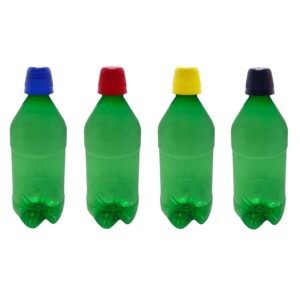 95 FRASCO PLÁSTICO VERDE PET 500ML TAMPA DOSADORA 20ML AGU