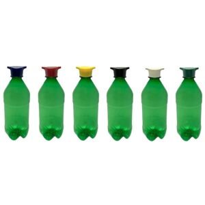 95 FRASCO PLÁSTICO VERDE PET 500ML TAMPA ROSCA 2 BICO AGU