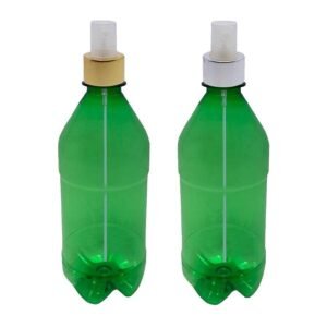 80 FRASCO PLÁSTICO VERDE PET 500ML VALVULA SPRAY L AGU
