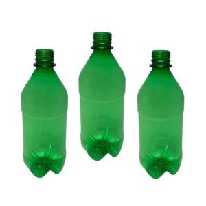 680 FRASCO PLÁSTICO VERDE PET 500ML SEM TAMPAS AGU