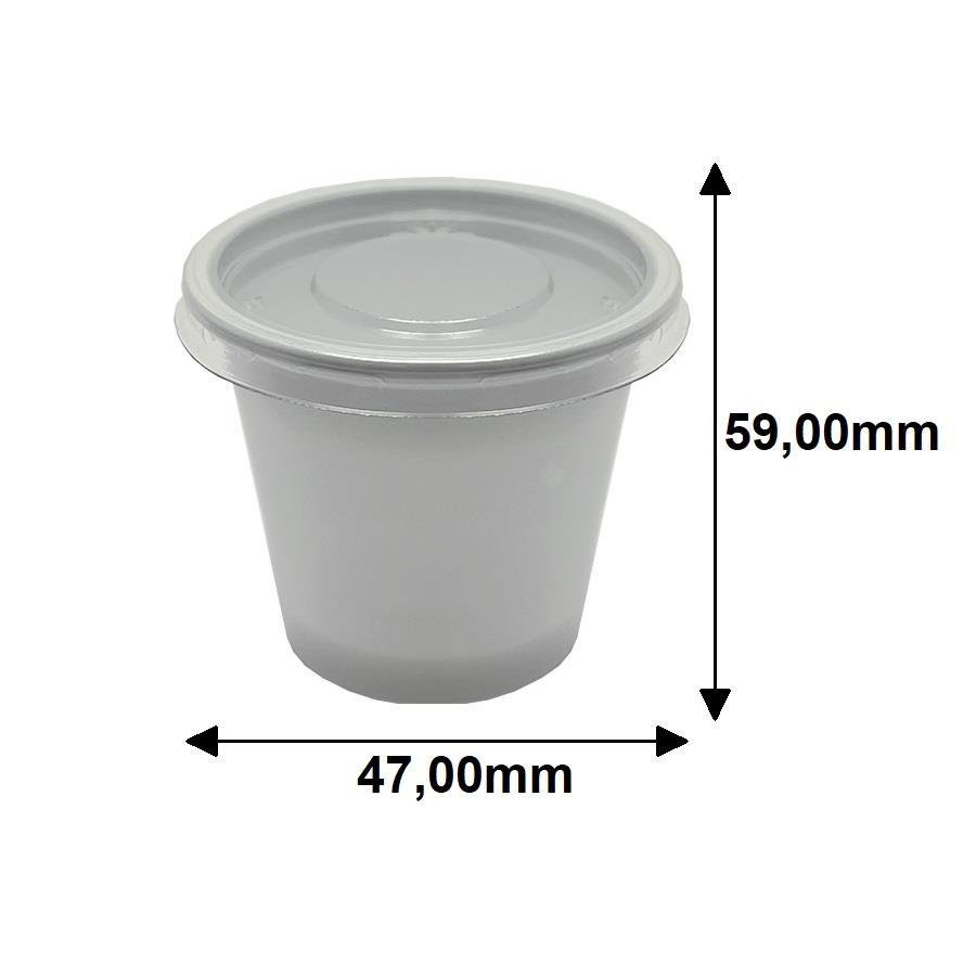 1400 POTE BRANCO MOLHO C/ TAMPA 60ML 59X47MM F697 FIBRAFORM - Imagem 4
