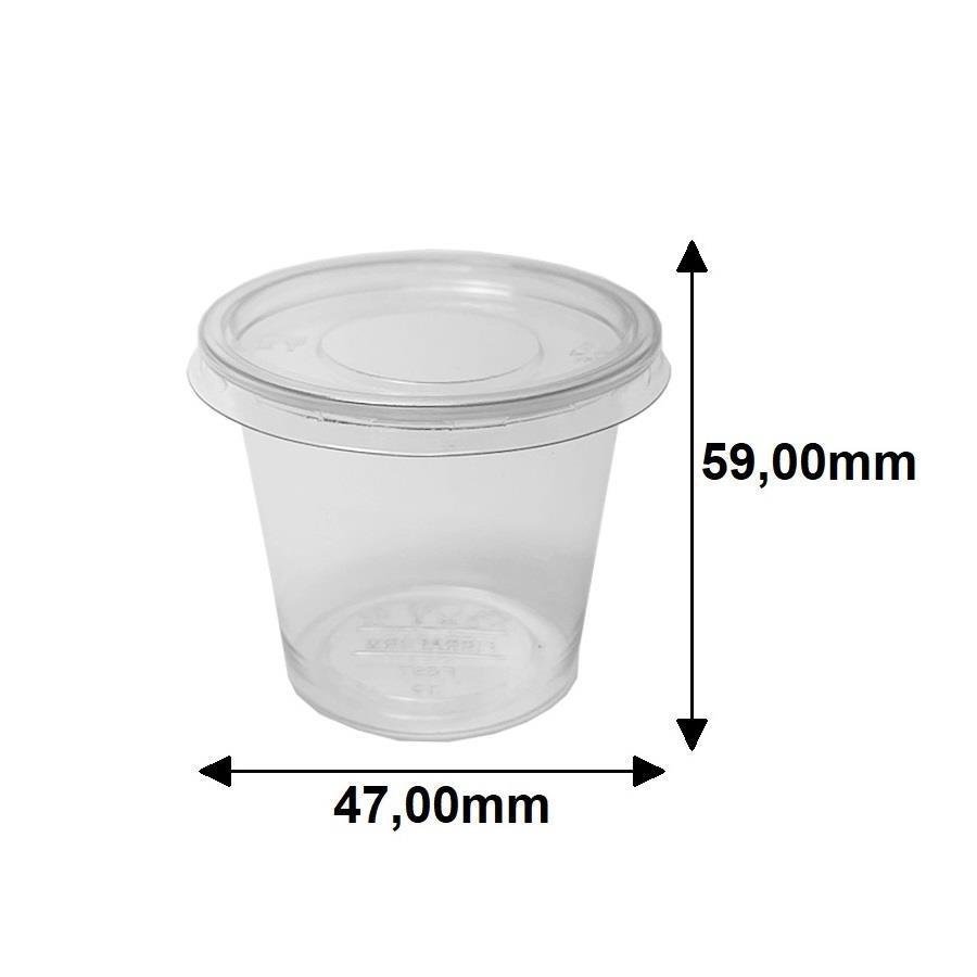2800 POTE CRISTAL MOLHO C/ TAMPA 60ML 59X47MM F697 FIBRAFORM - Imagem 4