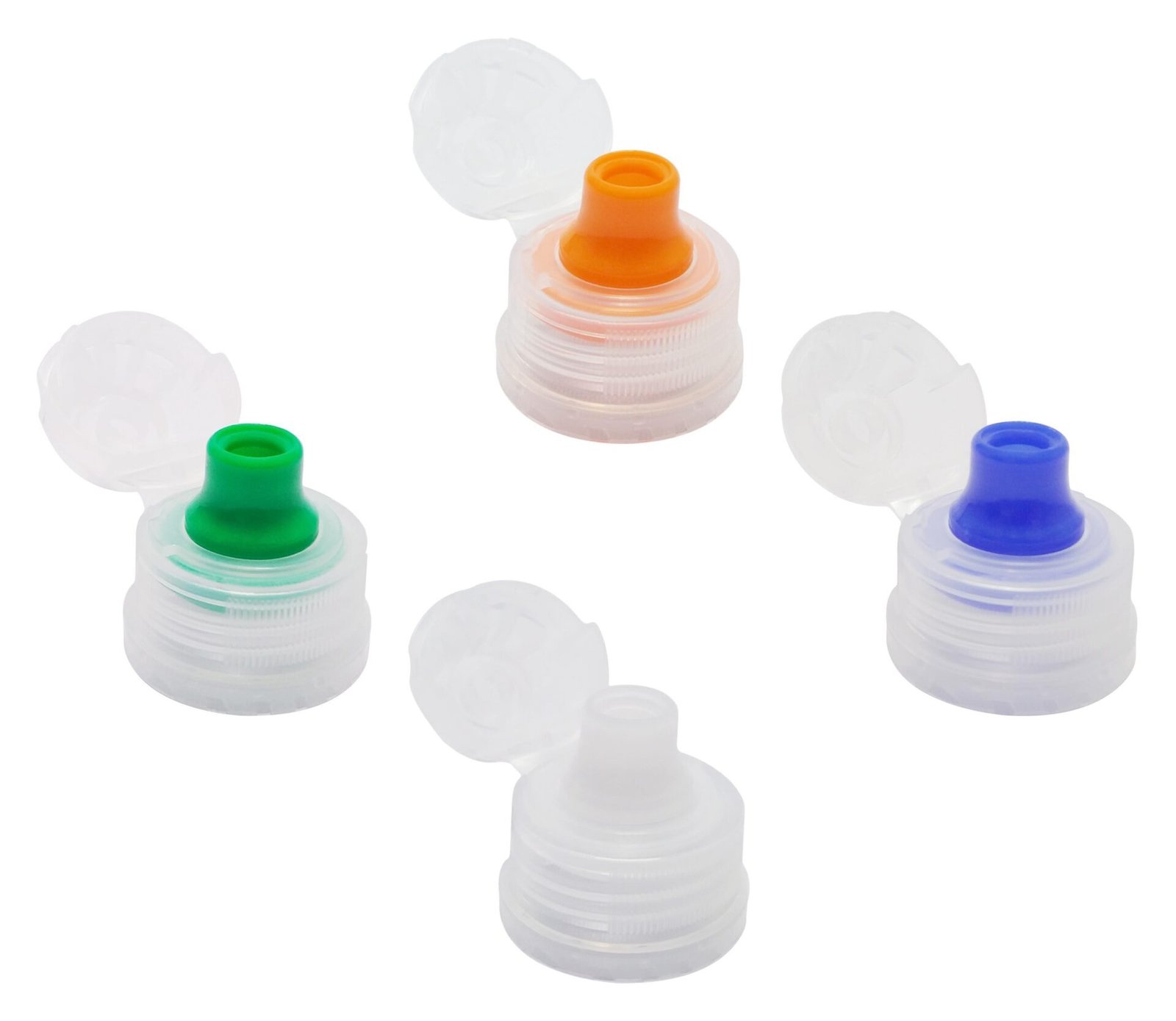 680 FRASCO PLÁSTICO BRANCO PET 500ML TAMPA SPORT FLIPTOP AGU - Imagem 4