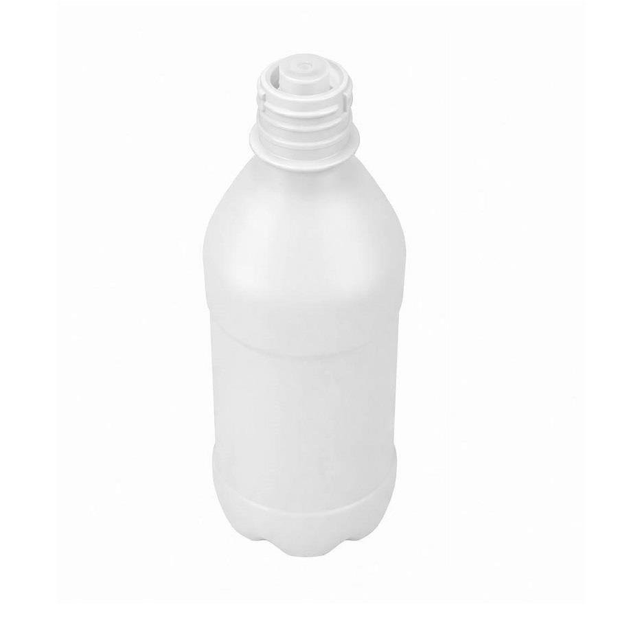 95 FRASCO PLÁSTICO BRANCO PET 500ML COM TAMPA L BATOQUE AGU - Imagem 2