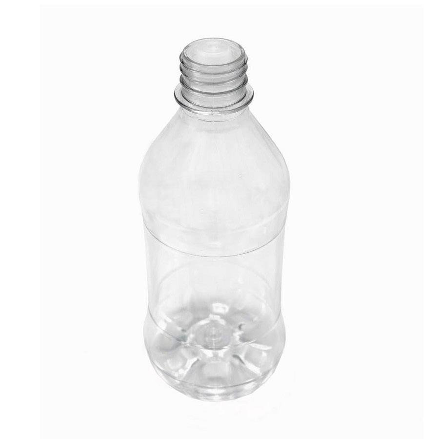 95 FRASCO PLÁSTICO CRISTAL 500ML COM TAMPA L BATOQUE AGU - Imagem 2
