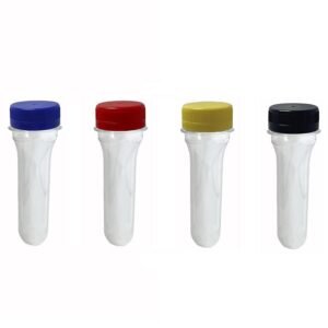 90 PREFORMA CRISTAL 38ML PET 28G TUBETE 10,7CM ROSC C LACRE
