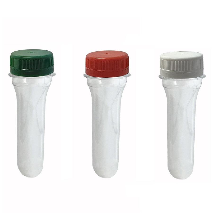 90 PREFORMA CRISTAL 38ML PET 28G TUBETE 10,7CM ROSC C LACRE - Imagem 2